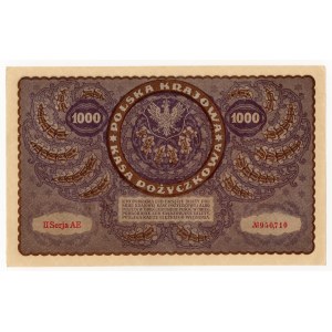 1.000 marek polskich 1919 - II SERJA AE