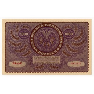1.000 Polnische Mark 1919 - II SERIE K