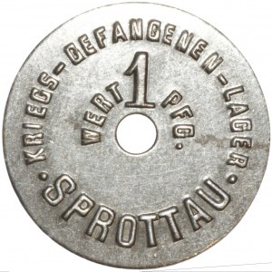 Schlesisches Kriegsgefangenenlager Sprottau (Sprotava) - 1 fenig