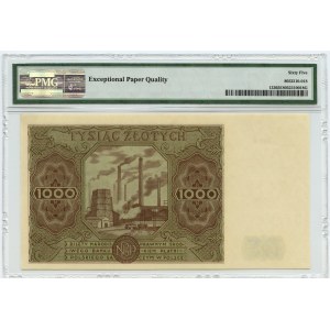 1000 złotych 1947 - seria A - PMG 65 EPQ