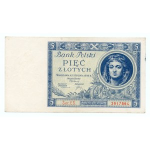 5 złotych 1930 - seria ES