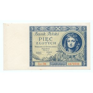 5 złotych 1930 - seria ES