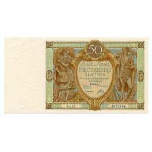 50 złotych 1929 - Ser. EY.