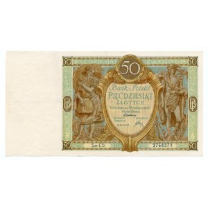 50 złotych 1929 - Ser. ED