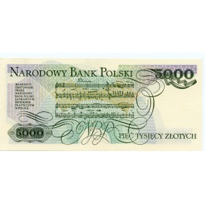 5000 złotych 1986 - seria BT