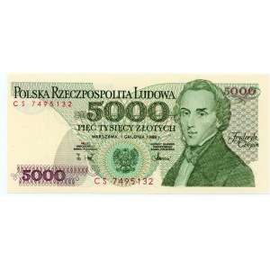 5000 złotych 1986 - seria CS