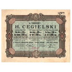 H. Cegielski, 01.03.1924 - 2000 mkp.