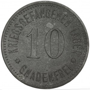 Schlesisches Kriegsgefangenenlager Gnadenfrei (Piława Górna) 10 fenig.