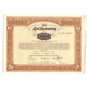 Poznańskie Ziemstwo Kredytowe, 4,5% Hypothekenanleihe, 01.07.1935