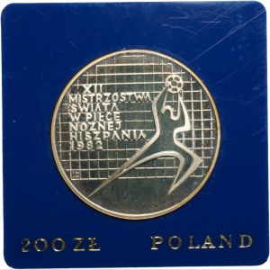 200 złotych 1982 - XII Mistrzostwa Świata w Piłce Nożnej - Hiszpania 1982