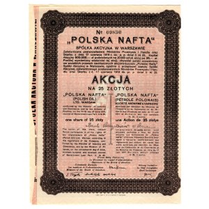 POLSKA NAFTA Sp. Akcyjna w Warszawie, 25 złotych