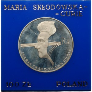 100 złotych 1974 - Maria Skłodowska-Curie
