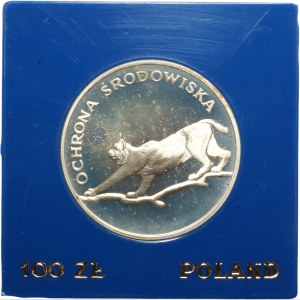 Ochrona Środowiska - 100 złotych 1979 - Ryś
