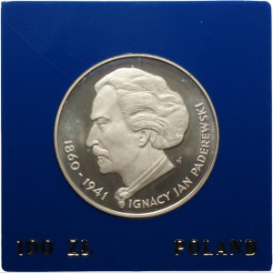 100 złotych 1975 - Ignacy Jan Paderewski