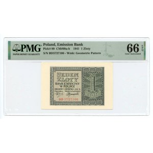 1 Gold 1941 - BD-Serie - PMG 66 EPQ
