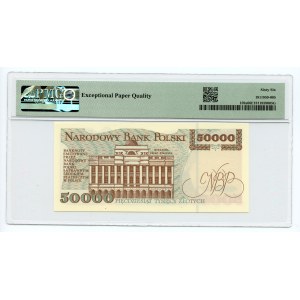 50.000 złotych 1993 - seria S - PMG 66 EPQ