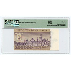 200.000 złotych 1989 - seria H - PMG 65 EPQ