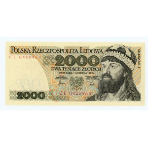 2.000 Zloty 1982 - Serie CE