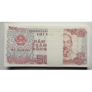 Vietnam 500 Dong 1988 - Packung mit 100 Stück