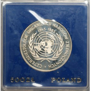 500 złotych 1985 - 40 Lat ONZ