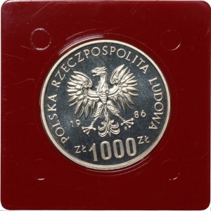 1000 złotych 1986 - Narodowy Czyn Pomocy Szkole