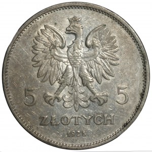 5 Zloty 1928 - NIKE ohne Prägestempel - Brüssel