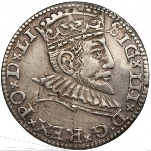 Zygmunt III Waza (1587-1632) - Trojak 1591 Ryga