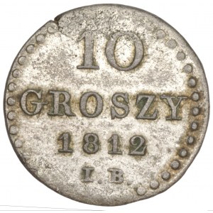 10 groszy polskich 1822 IB