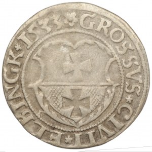 Žigmund I. Starý (1506-1548) - Penny Elbląg 1533