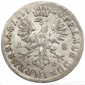 NIEMCY - Prusy-Brandenburgia, Fryderyk III - Ort Królewiec 1699 SD