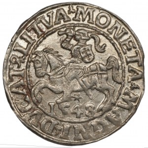 Sigismund II Augustus (1545-1572) Halber Pfennig Wilna 1548