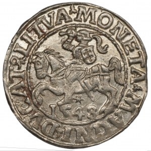 Žigmund II August (1545-1572) Polovičný groš Vilnius 1548