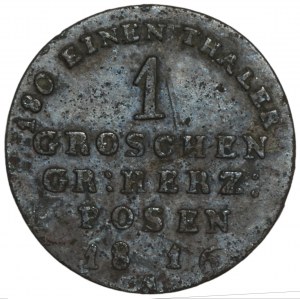 Posenské veľkovojvodstvo, 1 groš 1816 A, Berlín