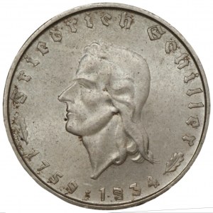 Deutschland - 2 Reichsmark 1934 (F) Stuttgart
