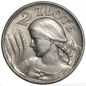 2 Gold 1925 mit einem Punkt nach dem Datum London Frau und Ohren