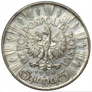 5 złotych 1938 Józef Piłsudski