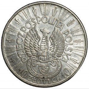 10 Zloty 1934 - Pilsudski-Schussadler