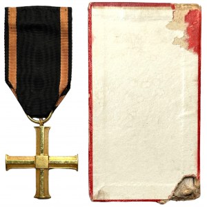 II RP. Krzyż Niepodległości wraz oryginalnym pudełkiem.