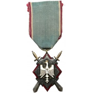 II RP. Odznaka „Miecze Hallerowskie” 1920.