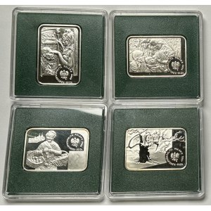 20 Zloty (2004-2007) - Satz von 4 Münzen aus der Serie Polnische Maler