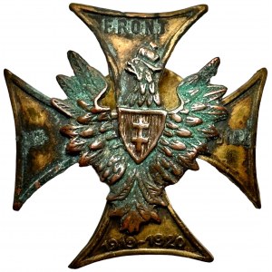 SECOND REPUBLIC. Commemorative badge of the Lithuanian-Belarusian Front.