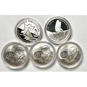 10 złotych 2001 - 5 sztuk monet