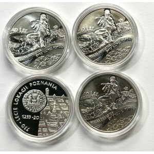10 złotych 2003 - 4 sztuki monet