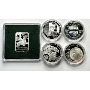 10 złotych (2006-2007) - 5 sztuk monet