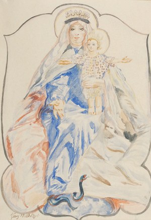 Józef MEHOFFER (1869-1946), Matka Boska z Dzieciątkiem
