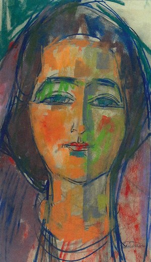 Zygmunt LANDAU (1898-1962), Głowa młodej kobiety