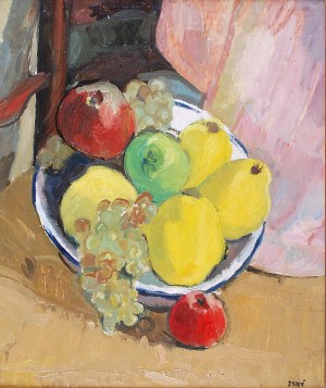 Jean PESKE (1870-1949), Martwa natura z owocami