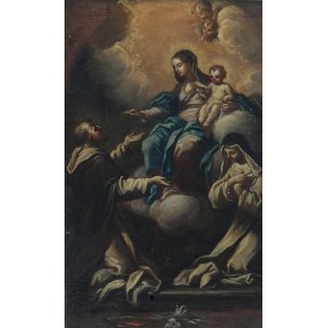 Giordano DI LUCA (1659-1705) - przypisywany, Madonna del Rosario