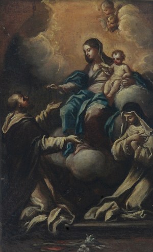 Giordano DI LUCA (1659-1705) - przypisywany, Madonna del Rosario