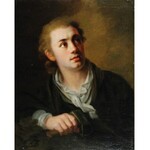 Malarz nieokreślony, k. XVIII w., Para portretów malarki i rzeźbiarza